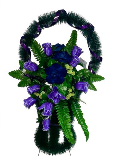 Корзина ваза Королѐк(Фиолетовый) 85*45см